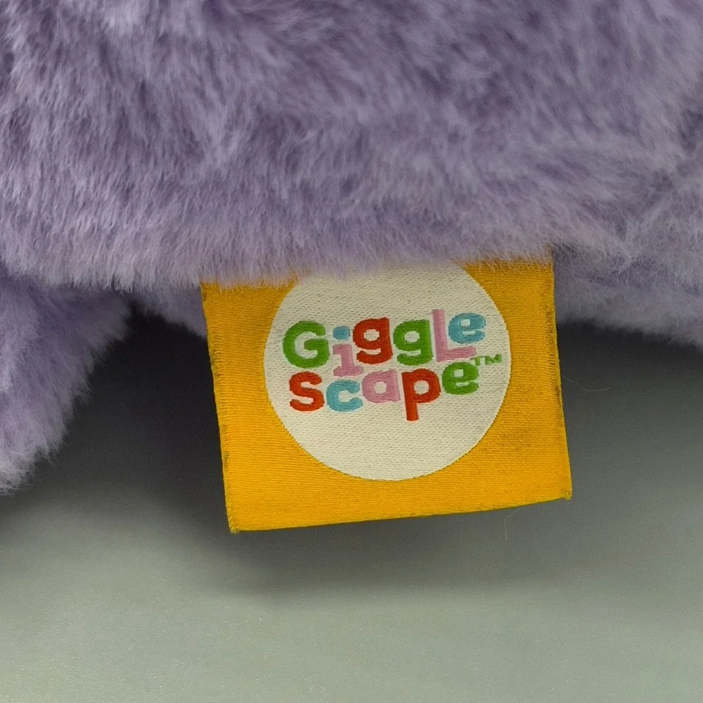 Giggle Scape Purple Hippo Plush Stuffed Animal Target 2024 Fuzzy Faux Fur 15in